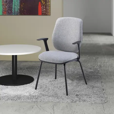 Tegan Fabric 4 Leg Frame Meeting Chair